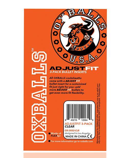 Oxballs Cocksheath Adjustfit Inserts 3pk - Buy At Luxury Toy X - Free 3-Day Shipping
