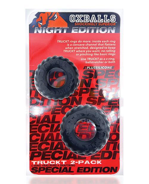 Oxballs Truckt Cock & Ball Ring Special Edition - Night Pack Of 2 - Buy At Luxury Toy X - Free 3-Day Shipping