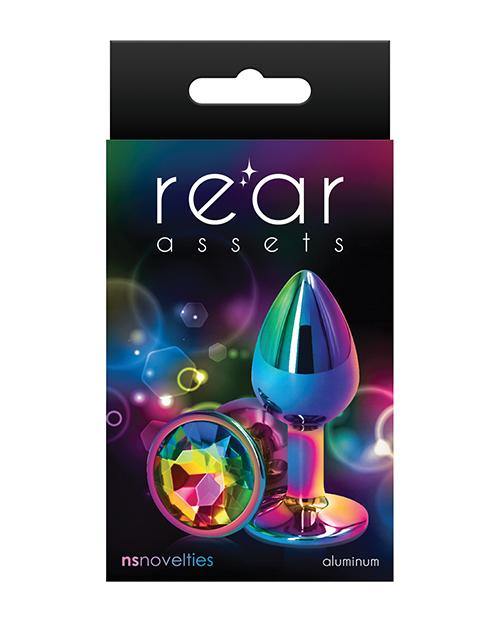 Rear Assets Metal Anal Plug Small Multicolor/Rainbow - Buy At Luxury Toy X - Free 3-Day Shipping