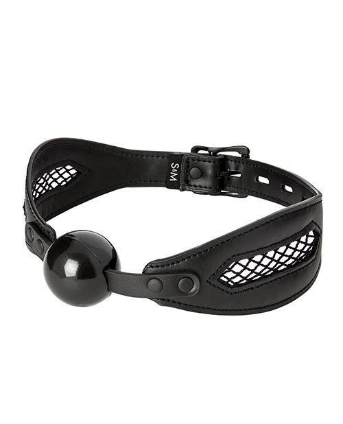 Sex & Mischief Fishnet Ball Gag - Buy At Luxury Toy X - Free 3-Day Shipping