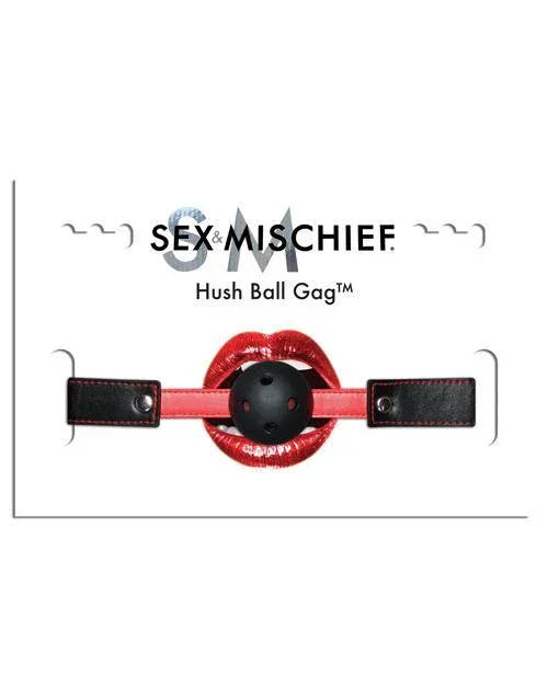 Sex & Mischief Hush Ball Gag - Buy At Luxury Toy X - Free 3-Day Shipping