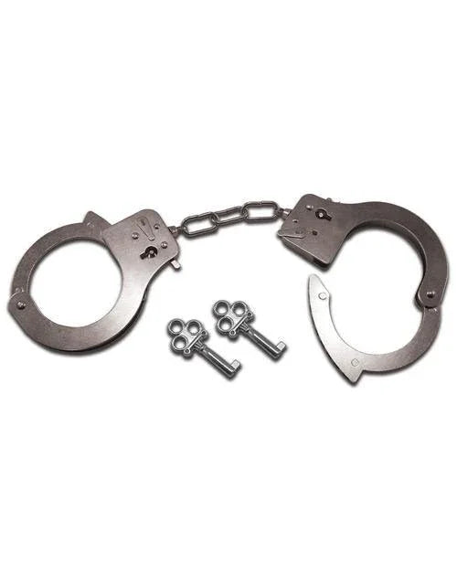 Sex & Mischief Metal Handcuffs - Buy At Luxury Toy X - Free 3-Day Shipping