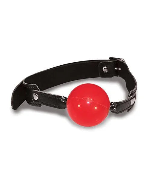 Sex & Mischief Solid Red Ball Gag - Buy At Luxury Toy X - Free 3-Day Shipping