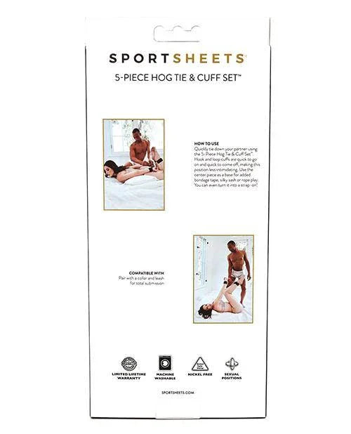 Sportsheets Five Piece Hog Tie & Cuff Set - Buy At Luxury Toy X - Free 3-Day Shipping