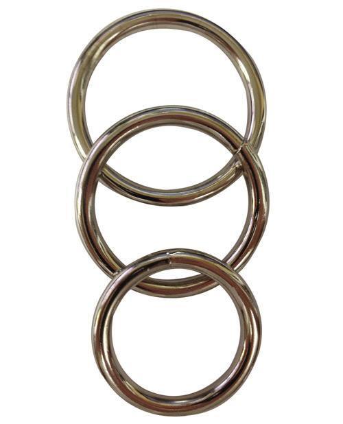 Sportsheets Metal O Ring 3pk - Buy At Luxury Toy X - Free 3-Day Shipping