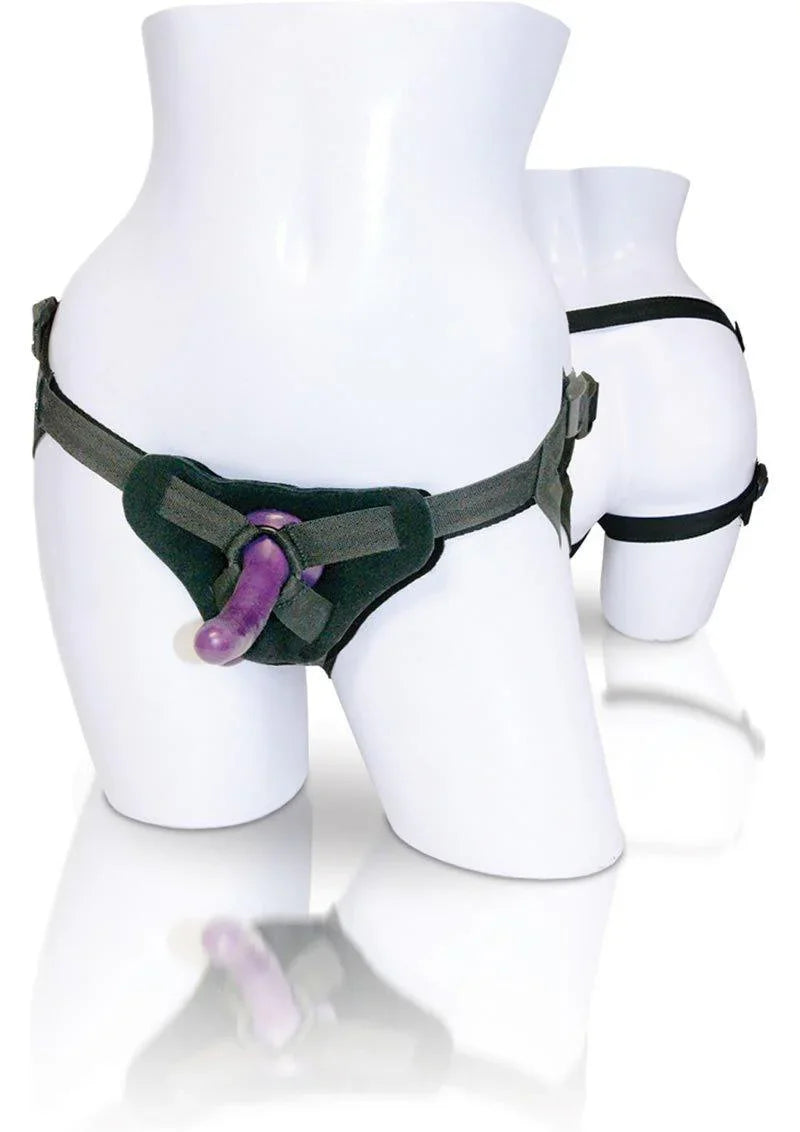 Sportsheets New Comer's Strap-On Kit with Adjustable Harness & 5.5 in. Silicone Dildo - Buy At Luxury Toy X - Free 3-Day Shipping