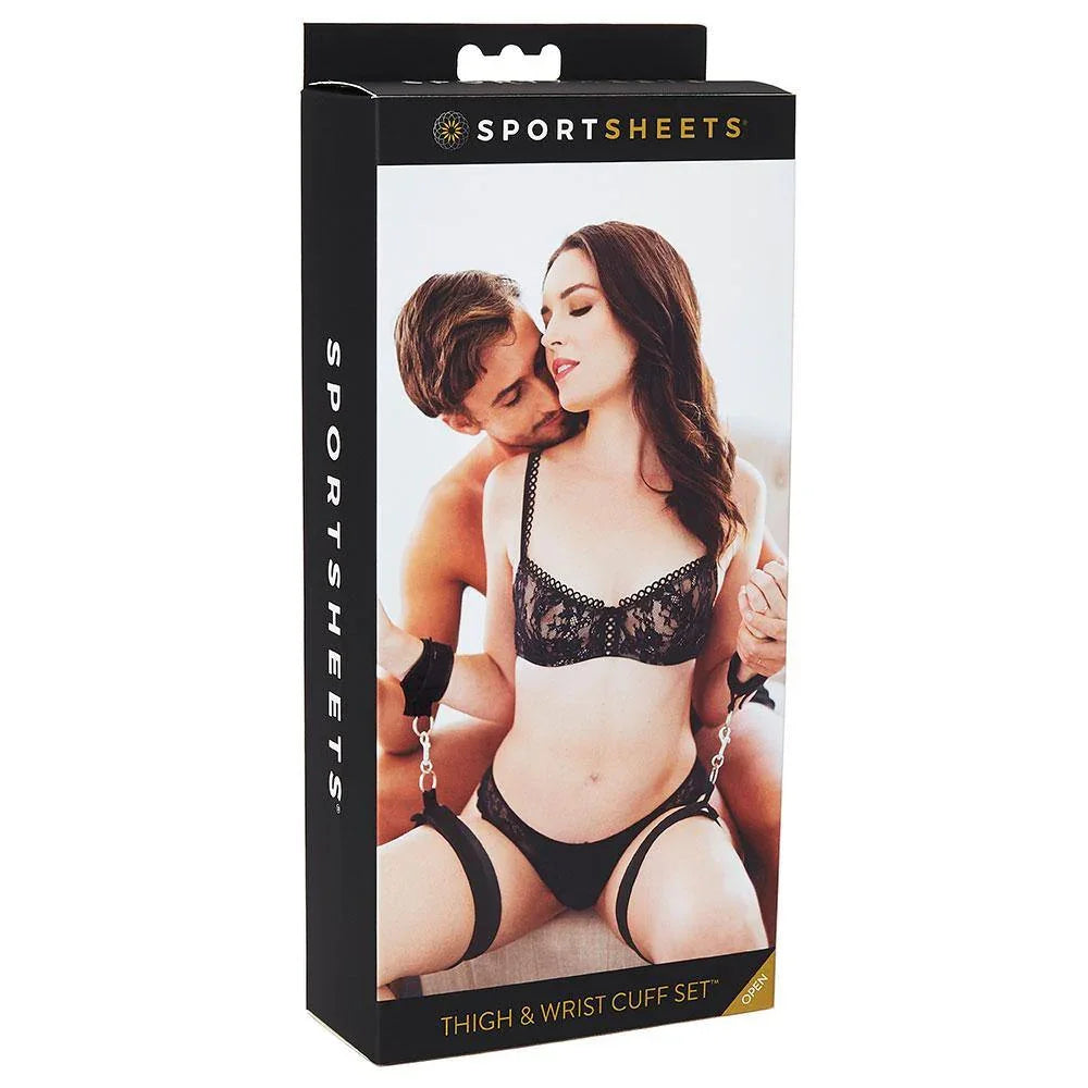 Sportsheets Thigh and Wrist Cuff Set - Buy At Luxury Toy X - Free 3-Day Shipping