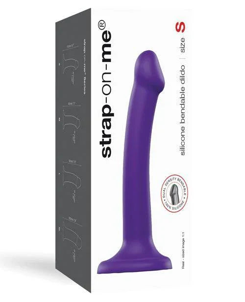 Strap-On-Me Bendable Dual-Density Silicone Suction Cup Dildo - Small - Buy At Luxury Toy X - Free 3-Day Shipping