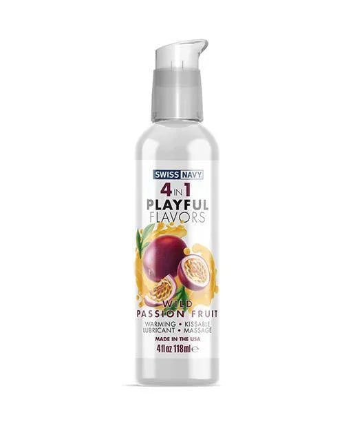 Swiss Navy 4 In 1 Flavors Wild Passion Fruit - Buy At Luxury Toy X - Free 3-Day Shipping