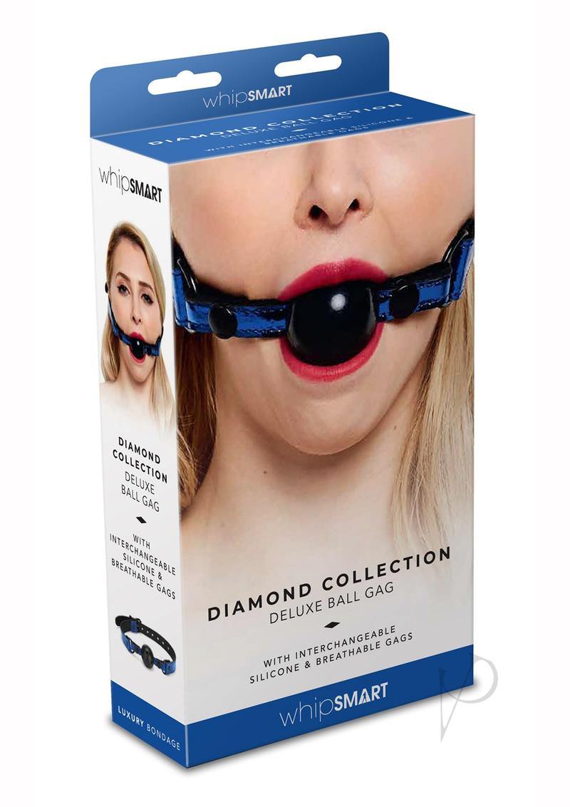 Whipsmart Deluxe Ball Gag Blue - Buy At Luxury Toy X - Free 3-Day Shipping
