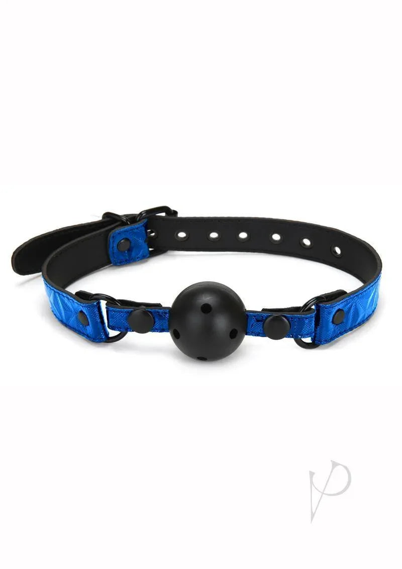 Whipsmart Deluxe Ball Gag Blue - Buy At Luxury Toy X - Free 3-Day Shipping