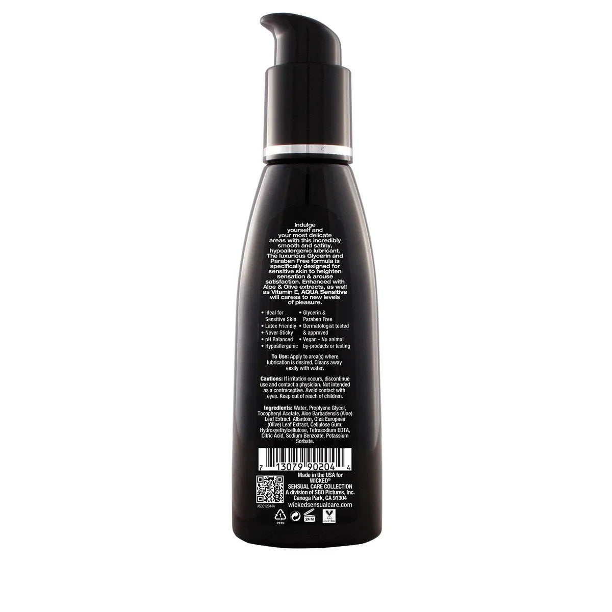 Wicked Aqua Water Based Sensitive Hypoallergenic Lubricant - Buy At Luxury Toy X - Free 3-Day Shipping
