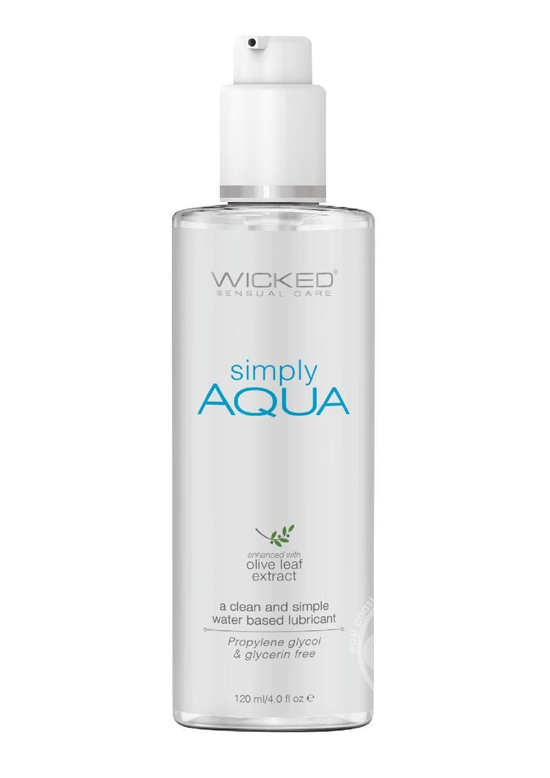Wicked Simply Aqua Water Based Lubricant - Buy At Luxury Toy X - Free 3-Day Shipping