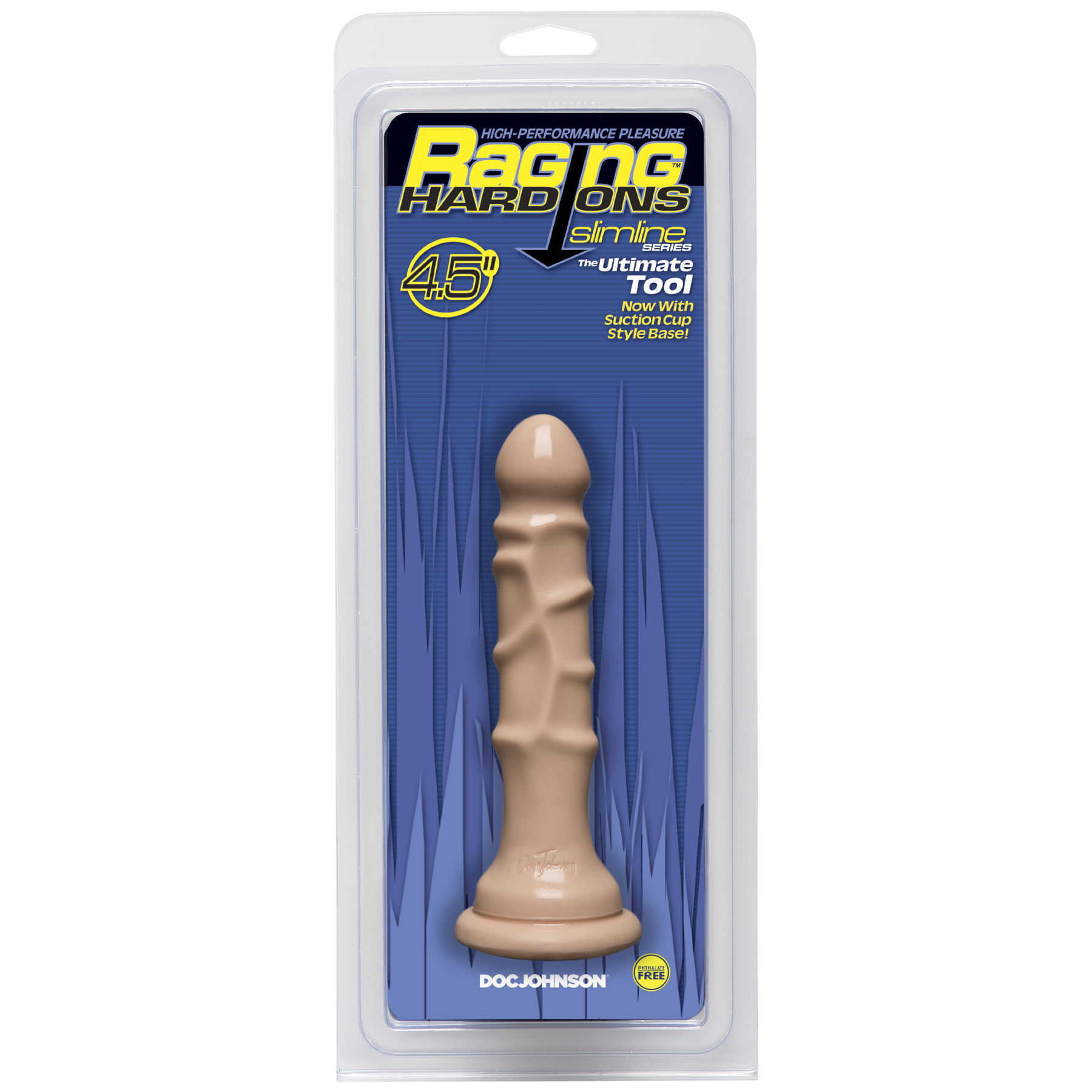 Doc Johnson Raging Hard-Ons - Slimline Series - The Ultimate Tool Dildo with Suction Cup