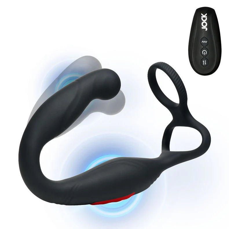 Jock Axis Gyrating Prostate Vibrator with C-Ring