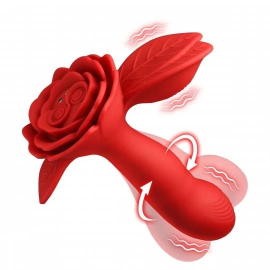 Bloomgasm Gyrarose Gyrating Silicone Vibrator