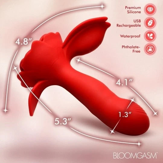 Bloomgasm Gyrarose Gyrating Silicone Vibrator