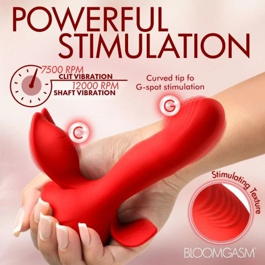 Bloomgasm Gyrarose Gyrating Silicone Vibrator
