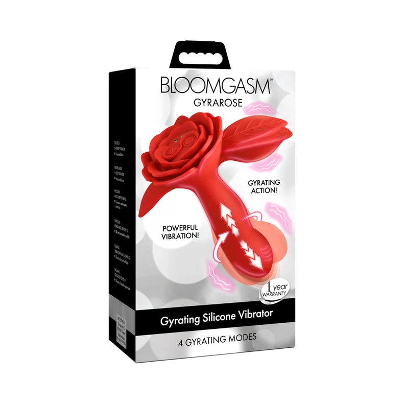 Bloomgasm Gyrarose Gyrating Silicone Vibrator