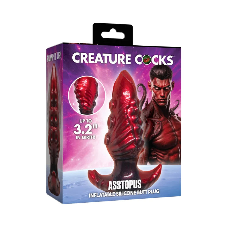 Creature Cocks Asstopus Large Inflatable Anal Plug