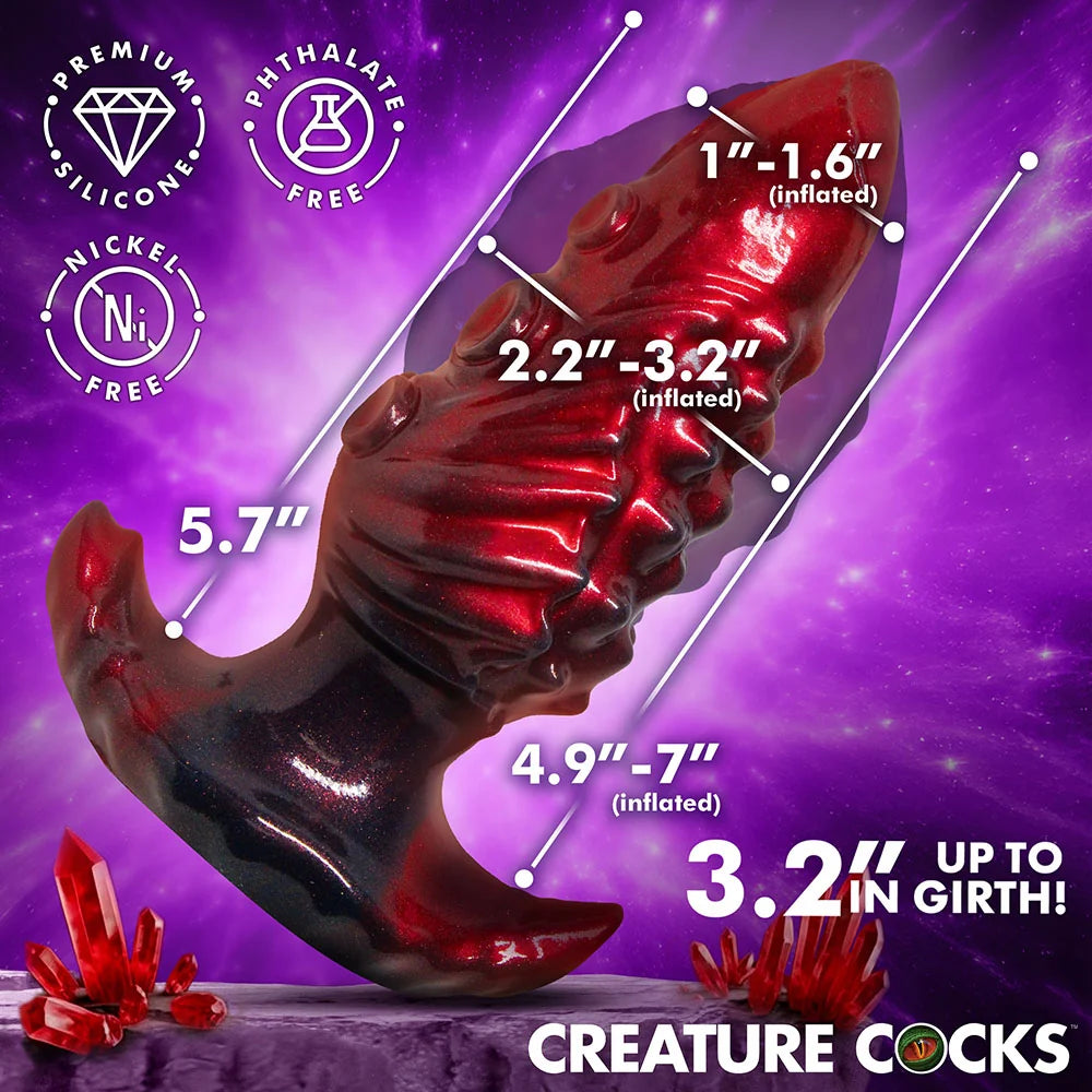 Creature Cocks Asstopus Large Inflatable Anal Plug