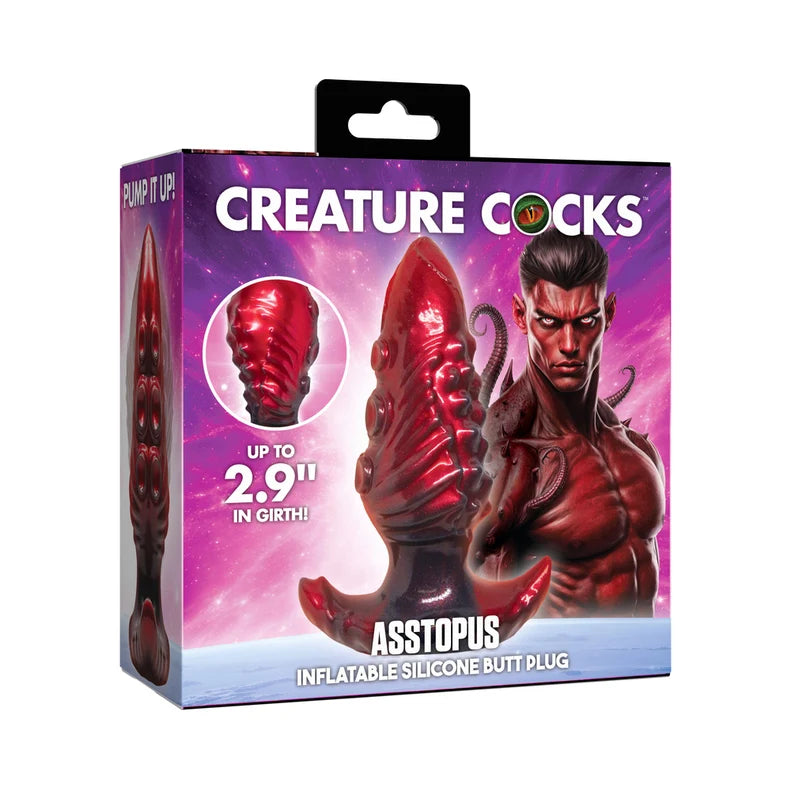 Creature Cocks Asstopus Large Inflatable Anal Plug