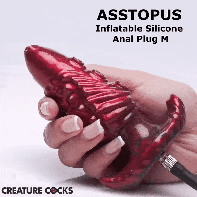 Creature Cocks Asstopus Large Inflatable Anal Plug