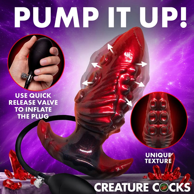 Creature Cocks Asstopus Large Inflatable Anal Plug