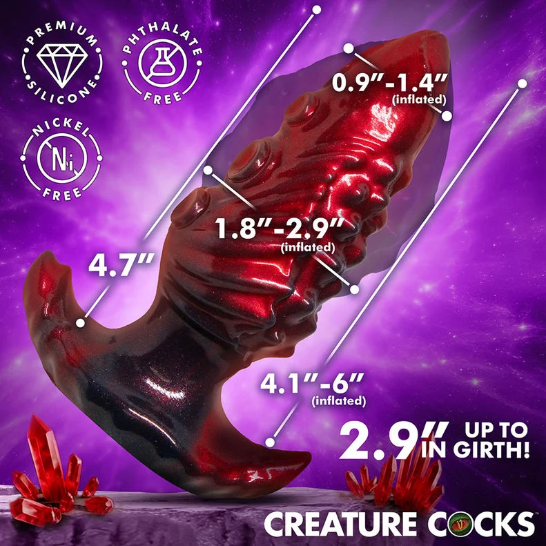 Creature Cocks Asstopus Large Inflatable Anal Plug