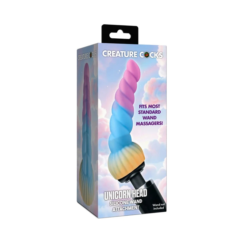 Creature Cocks Unicorn Head Silicone Wand Attachment