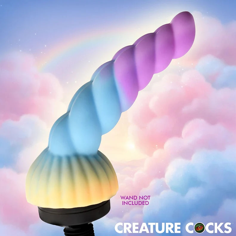 Creature Cocks Unicorn Head Silicone Wand Attachment