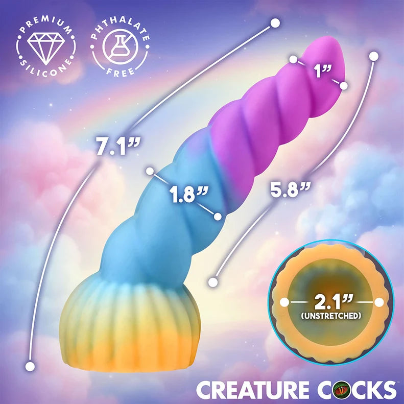 Creature Cocks Unicorn Head Silicone Wand Attachment