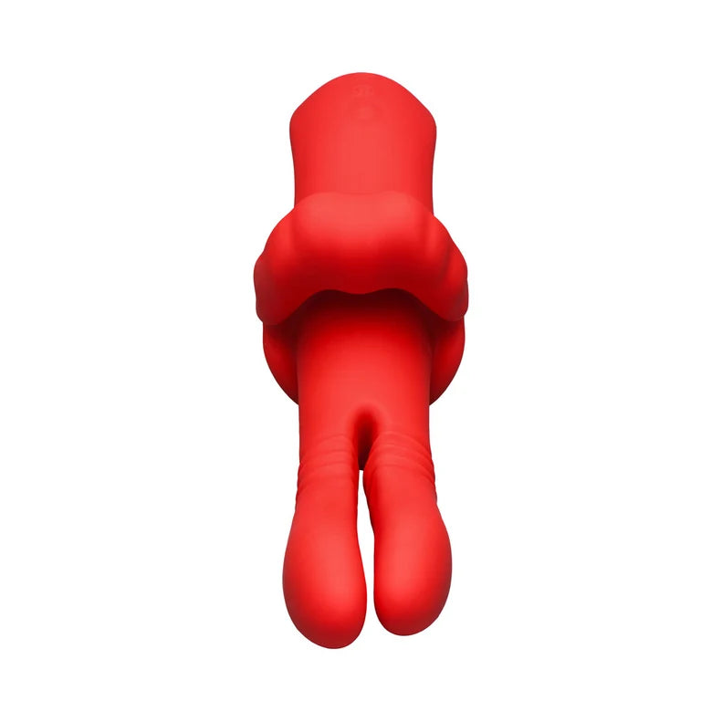 Lickgasm Double Licker Thrusting Silicone Vibrator