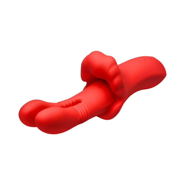 Lickgasm Double Licker Thrusting Silicone Vibrator
