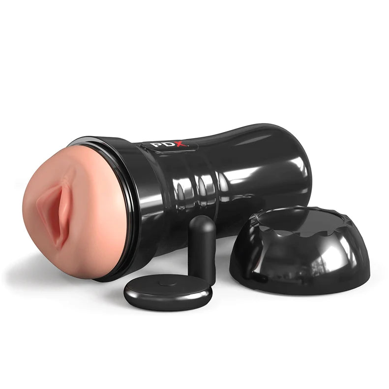 PDX Control Freak Vibrating Pussy Stroker