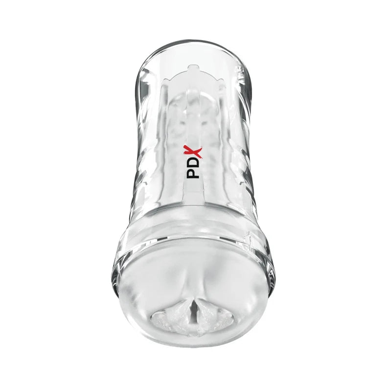 PDX Control Freak Vibrating Stroker with Remote