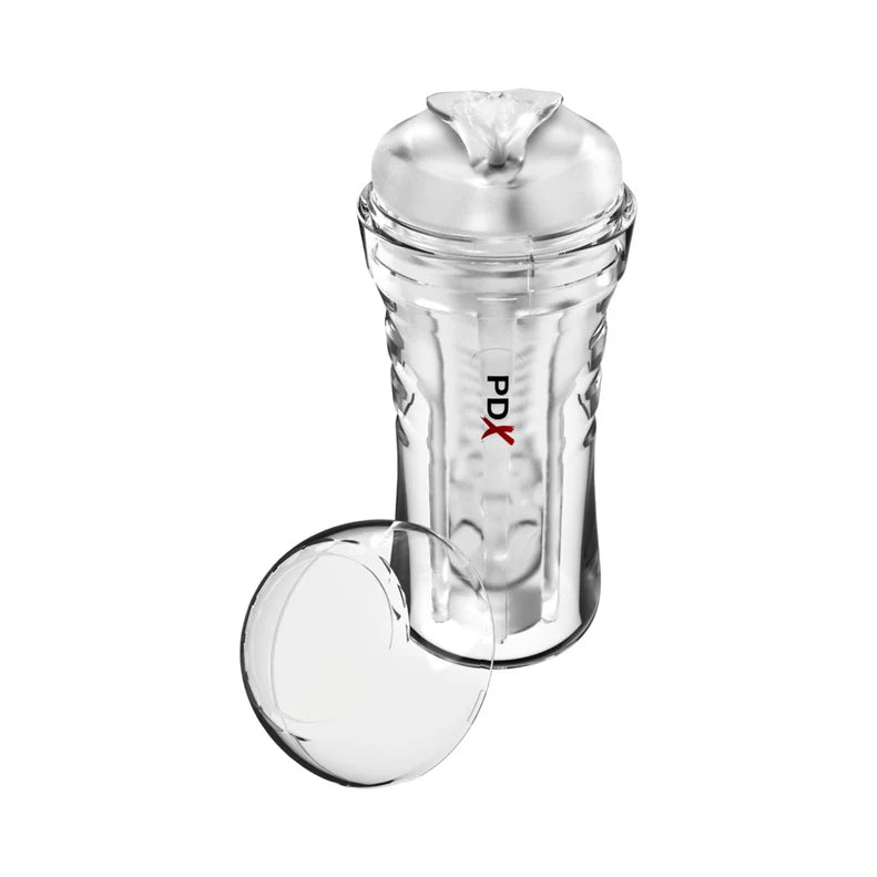 PDX Control Freak Vibrating Stroker with Remote