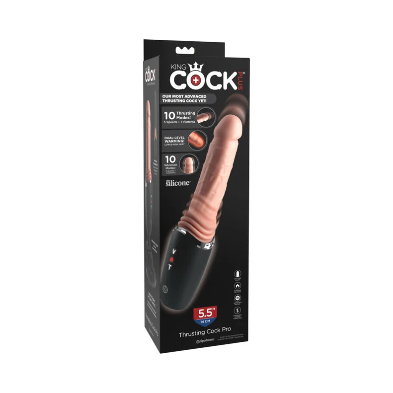 King Cock Plus Thrusting Cock Pro Dildo 5.5in