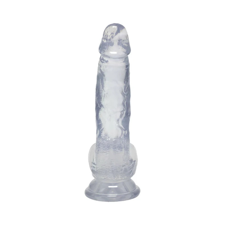 Crystal Jellies Curved Realistic Cock 7in