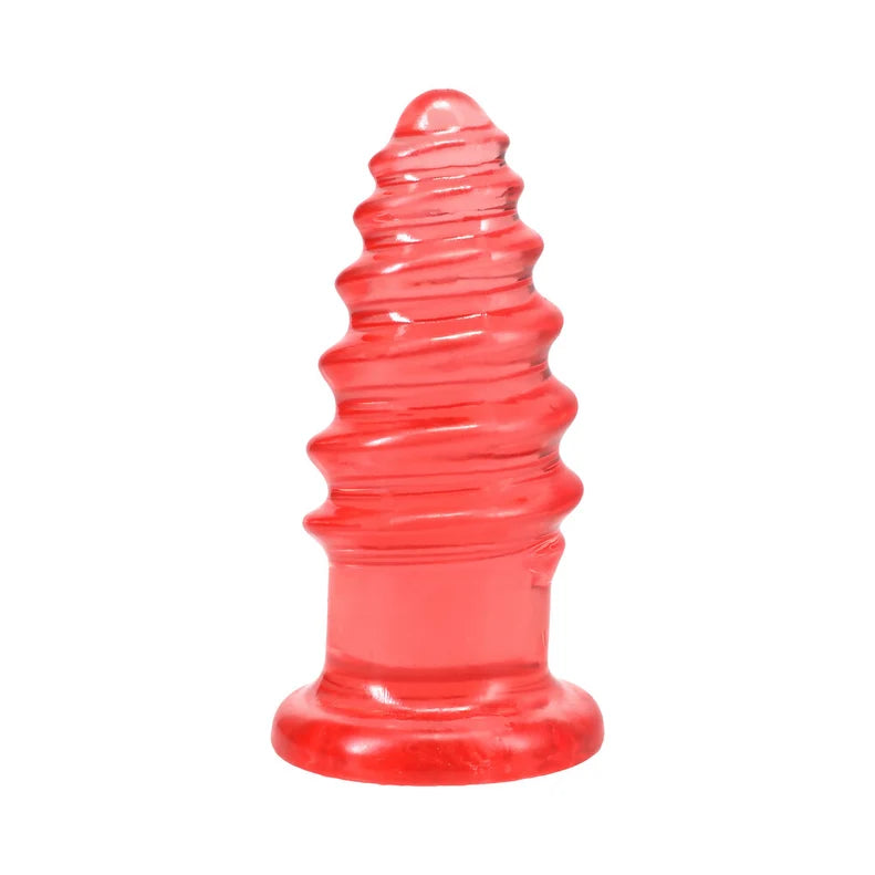 Doc Johnson Crystal Jellies Anal Twist 6 Inch