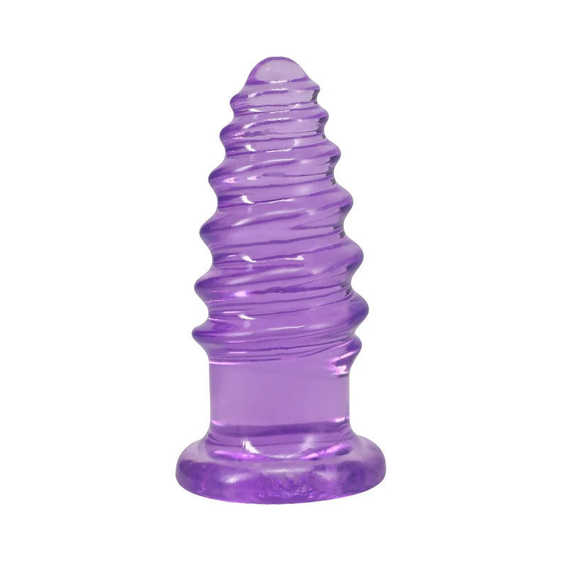 Doc Johnson Crystal Jellies Anal Twist 6 Inch