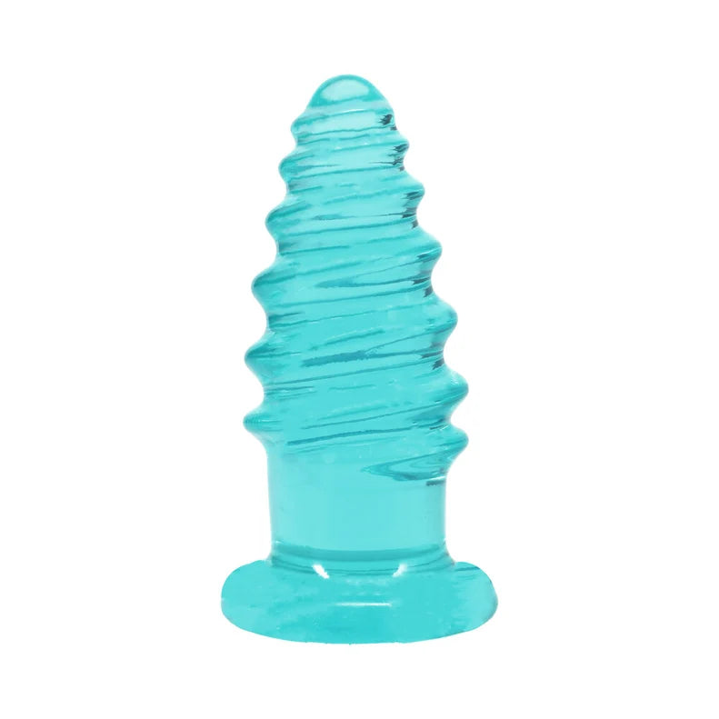 Doc Johnson Crystal Jellies Anal Twist 6 Inch
