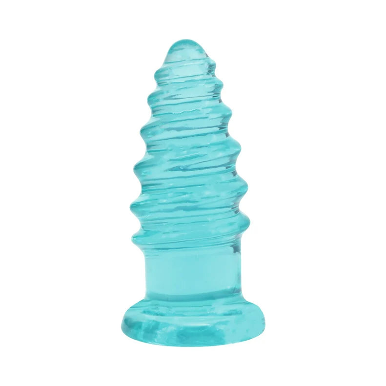 Doc Johnson Crystal Jellies Anal Twist 7 Inch