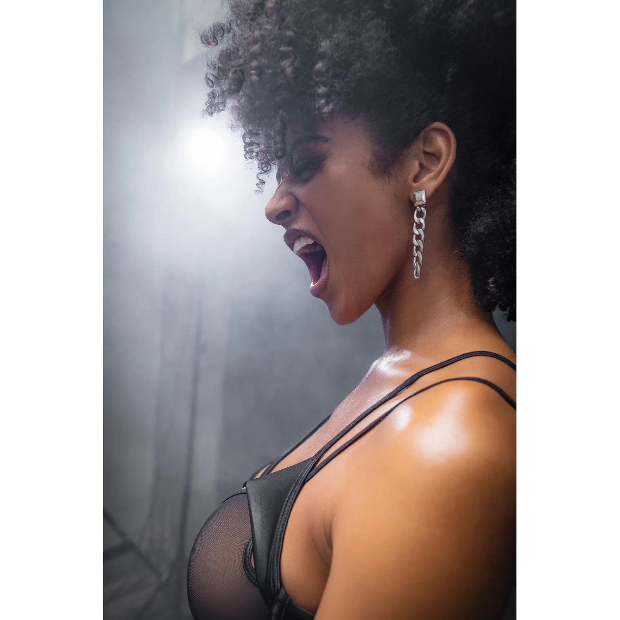 Mapale Lingerie 2025 Volume 1 – Wet Black Sheer Mesh and Vinyl Two Piece Set