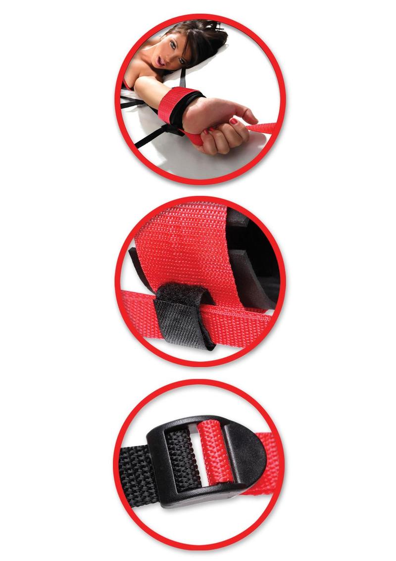 Fetish Fantasy Web Bed Restraint System