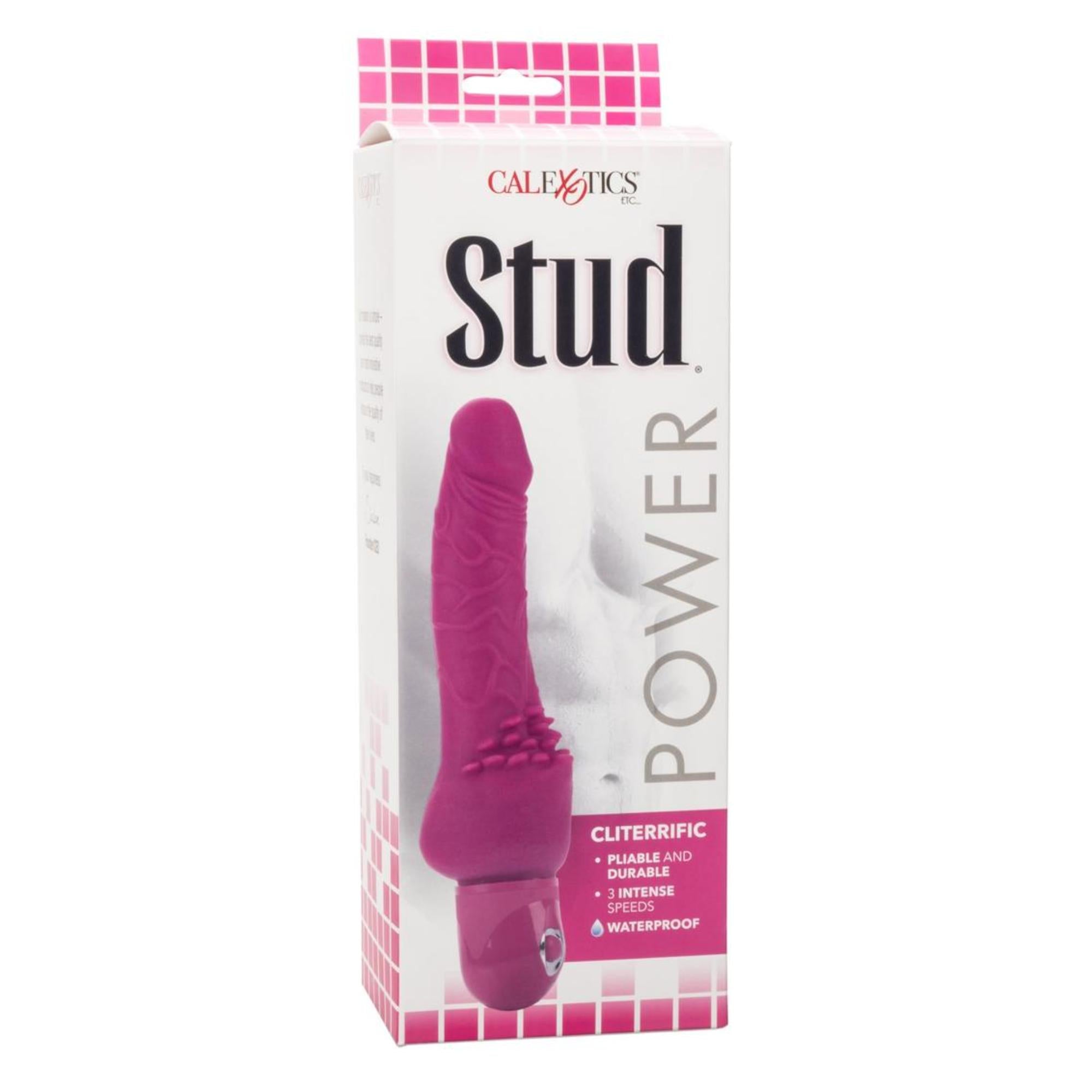 CalExotics Power Stud Cliterrific Vibrator 6.75in