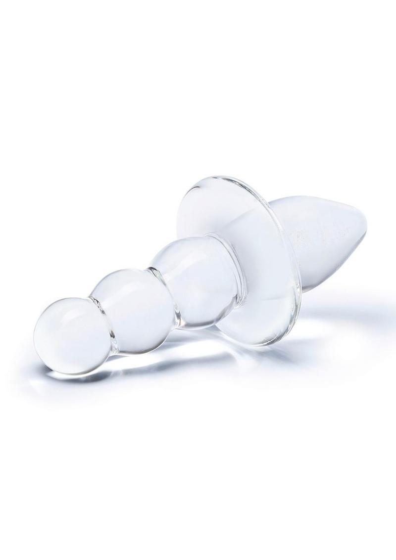 Glas Titus – Beaded Glass Butt Plug