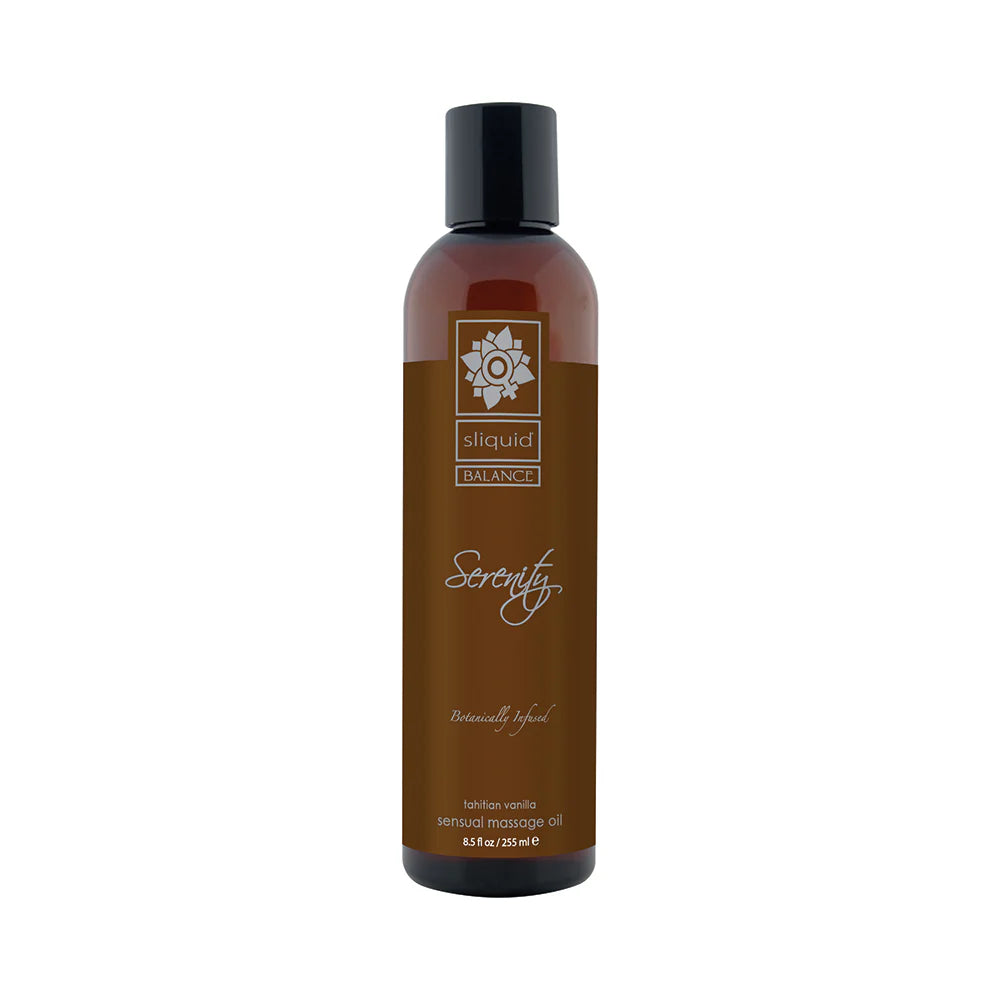 Sliquid Organics Balance Massage Oil Serenity (French Vanilla) 8.5oz