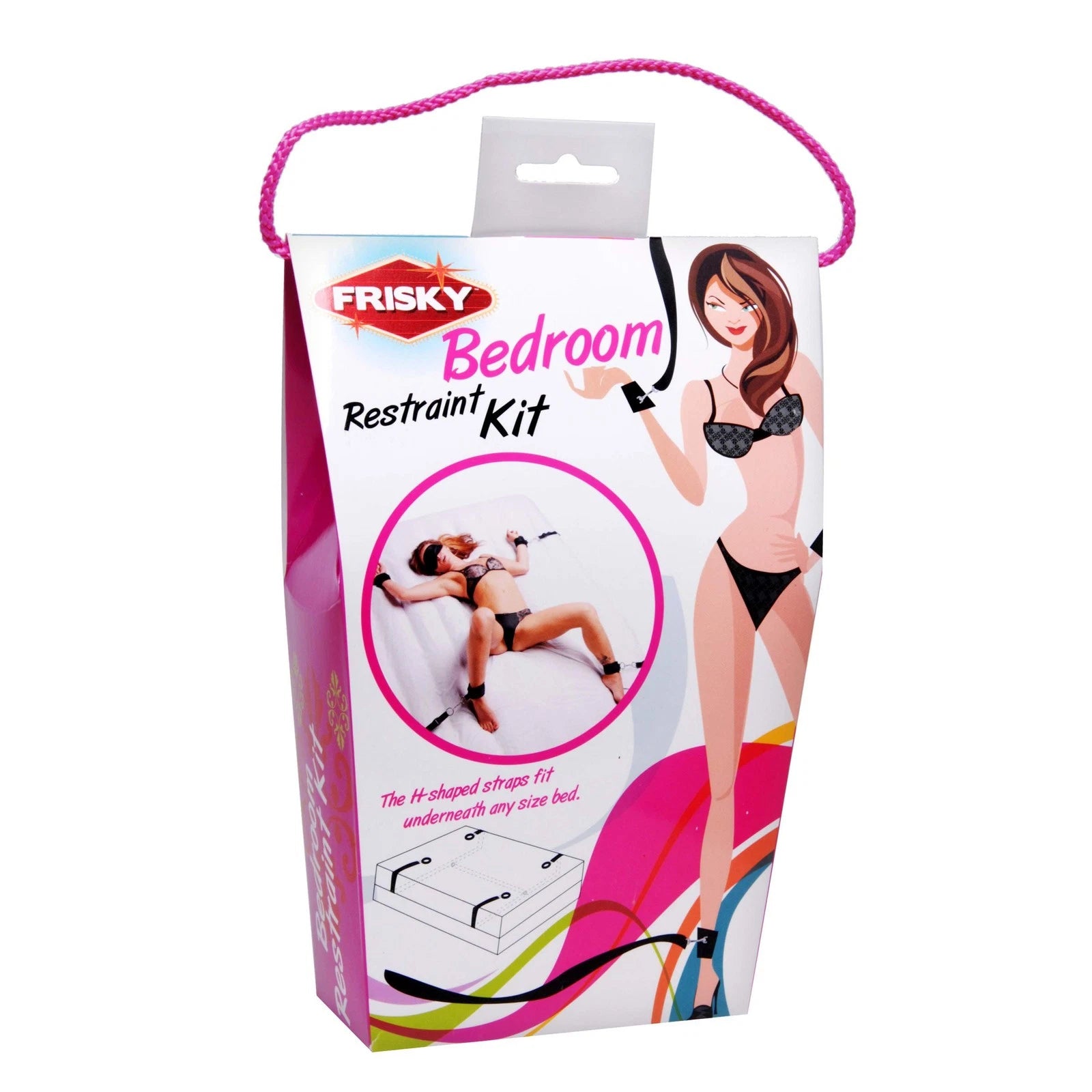 Frisky Bedroom Restraint Kit – Under-Bed Adjustable Cuff System