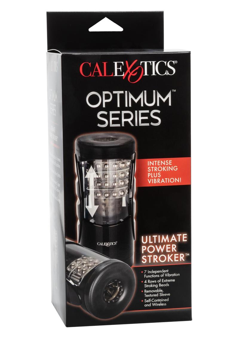 CalExotics Optimum Power Ultimate Power Stroker Beaded Vibrating Masturbator